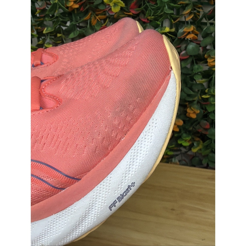 Asics Gel-Nimbus 25 Running Shoes Sneakers 1012B356 Orange Yellow Womens 7.5 GUC - Picture 11 of 12